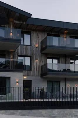 Ein Balkon oder eine Terrasse in der Unterkunft GOING TRIPLE A apartments WEST