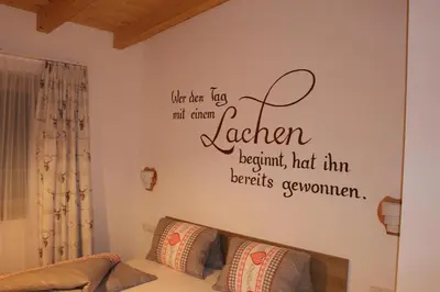 Ein Sitzbereich in der Unterkunft Alpinjuwel in Hippach