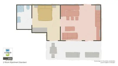 Grundriss der Unterkunft Residence Saalbach