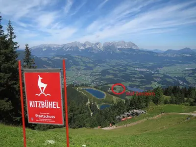 Naturlandschaft in der Nähe der Ferienwohnung