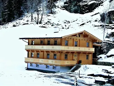 Naturlandschaft in der Nähe des Chalets