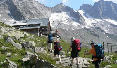 Naturlandschaft in der Nähe des Chalets