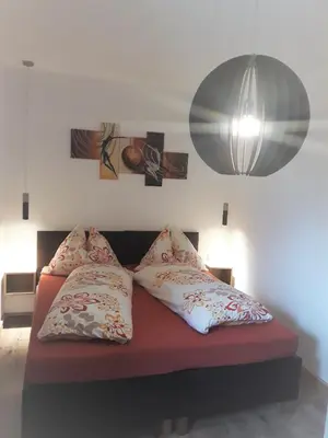 Ein Bett oder Betten in einem Zimmer der Unterkunft Haus Schennach