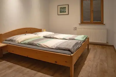 Ein Bett oder Betten in einem Zimmer der Unterkunft Apartment Bachmaier