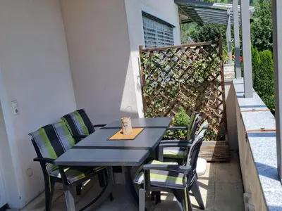 Ein Balkon oder eine Terrasse in der Unterkunft Apartment in Aschau with Zillertal Views