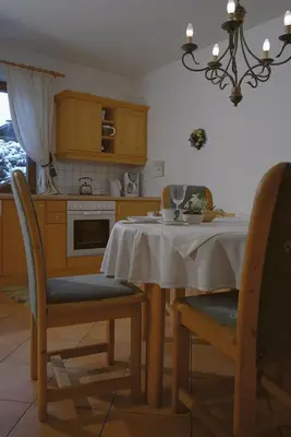Küche/Küchenzeile in der Unterkunft Appartement Chalet Claudia