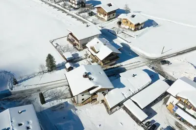 Apartment in Wald near Krimml Waterfalls im Winter