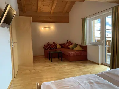 Ein Bett oder Betten in einem Zimmer der Unterkunft Penthouse Kurz