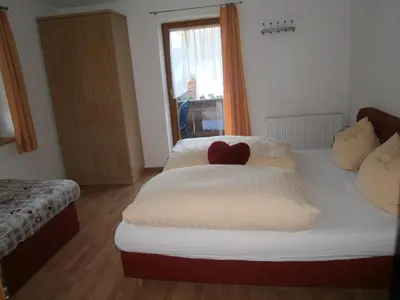 Ein Bett oder Betten in einem Zimmer der Unterkunft Ferienhaus Spitaler