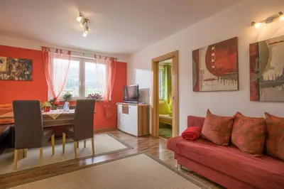 TV/Unterhaltungsangebot in der Unterkunft Appartement Hoschek