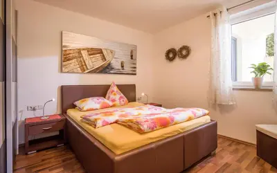 Ein Bett oder Betten in einem Zimmer der Unterkunft Appartement Hoschek