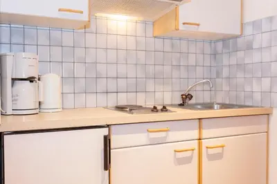 Küche/Küchenzeile in der Unterkunft Appartement Schöne Aussicht