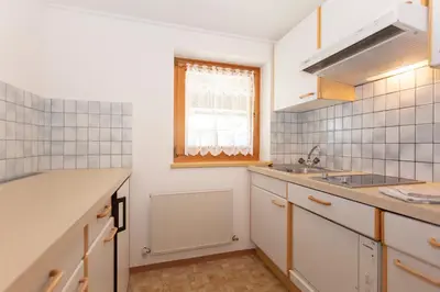 Küche/Küchenzeile in der Unterkunft Appartement Schöne Aussicht