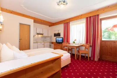 Ein Bett oder Betten in einem Zimmer der Unterkunft Appartement Schöne Aussicht