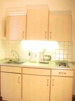 Küche/Küchenzeile in der Unterkunft Landhaus Argus