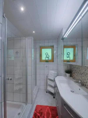 Ein Badezimmer in der Unterkunft Ferienhaus Schweinberger