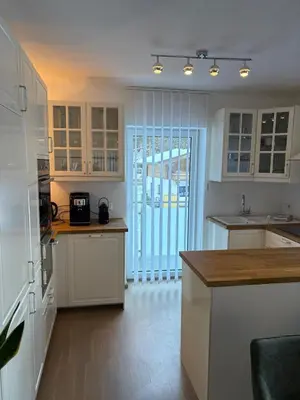 Küche/Küchenzeile in der Unterkunft Haus Lärchenau