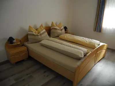 Ein Bett oder Betten in einem Zimmer der Unterkunft Ferienwohnung Fill