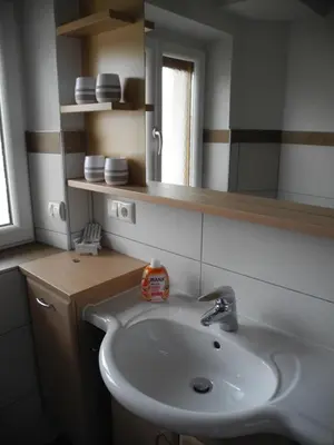 Küche/Küchenzeile in der Unterkunft Ferienwohnung Fill