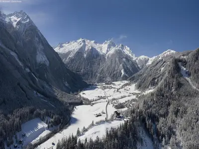 Naturlandschaft in der Nähe des Ferienhauses
