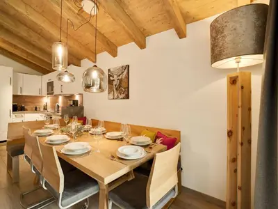 Küche/Küchenzeile in der Unterkunft Chalet in Krimml near Zillertal Ski Arena