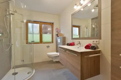 Ein Badezimmer in der Unterkunft Ferienwohnung Innerbichler