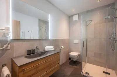 Ein Badezimmer in der Unterkunft Haus Klingenschmid