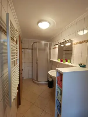 Küche/Küchenzeile in der Unterkunft Ferienwohnung Maierhofer