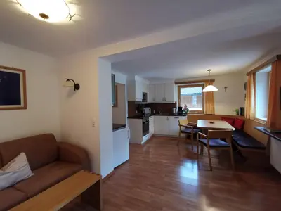 Küche/Küchenzeile in der Unterkunft Ferienwohnung Maierhofer