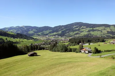 Naturlandschaft in der Nähe des Bauernhofs