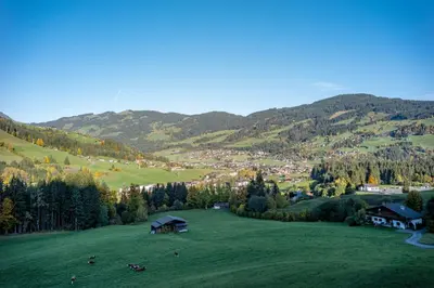 Naturlandschaft in der Nähe des Bauernhofs