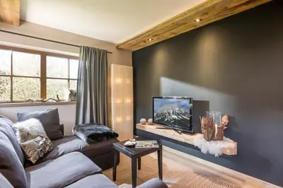 TV/Unterhaltungsangebot in der Unterkunft Apartment Enzian