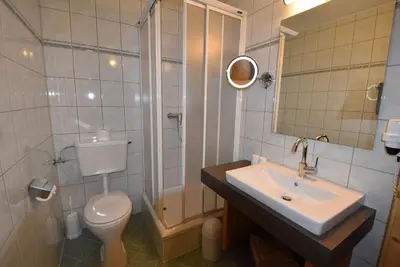 Ein Badezimmer in der Unterkunft Stöcklbauer Kirchberg in Tirol