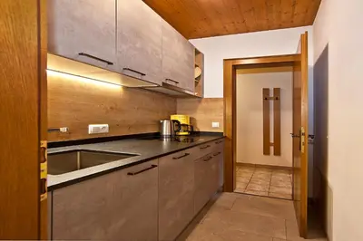 Küche/Küchenzeile in der Unterkunft Appartements Staudacher