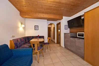Küche/Küchenzeile in der Unterkunft Appartements Staudacher