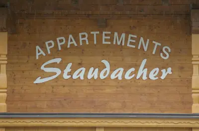 Grundriss der Unterkunft Appartements Staudacher