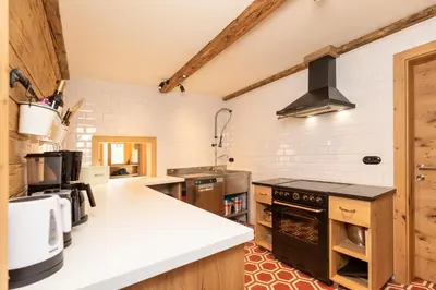 Küche/Küchenzeile in der Unterkunft Superior Chalet Brandleit