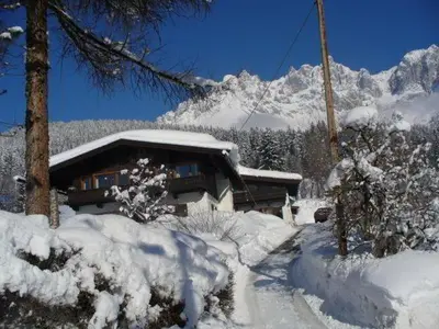 Haus Pöll im Winter