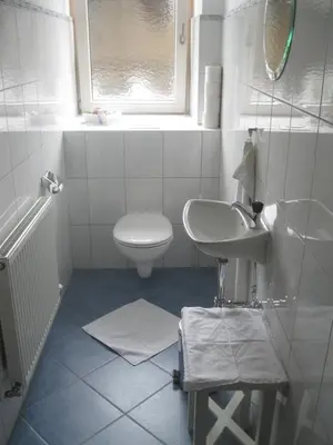 Ein Badezimmer in der Unterkunft Ferienhaus Stoanerhof