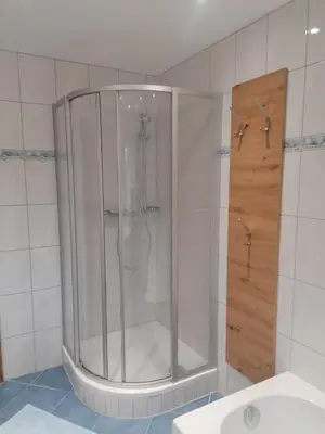 Ein Badezimmer in der Unterkunft Ferienhaus Stoanerhof