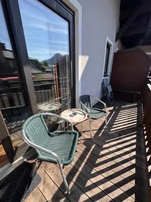 Ein Balkon oder eine Terrasse in der Unterkunft City-apart Kitzbühel Stadt