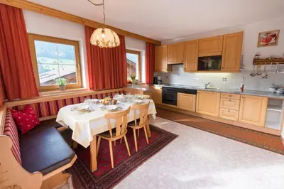 Küche/Küchenzeile in der Unterkunft Appartement Alpina