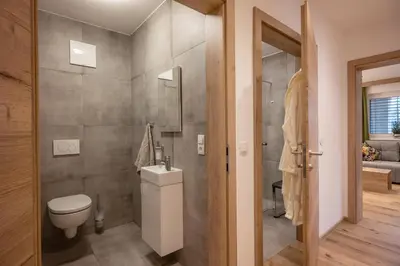 Ein Badezimmer in der Unterkunft APART deluxe am Wilden Kaiser