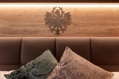 Ein Sitzbereich in der Unterkunft APART deluxe am Wilden Kaiser