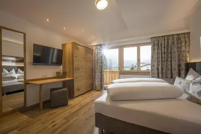 Ein Bett oder Betten in einem Zimmer der Unterkunft Haus Kreidl