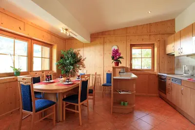 Küche/Küchenzeile in der Unterkunft Gasthaus Obergaisberg