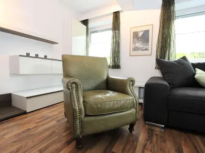 Ein Sitzbereich in der Unterkunft Apartment Am Ziller by Interhome