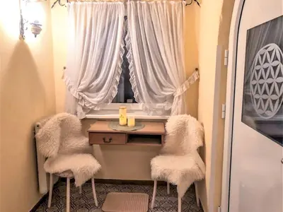 Ein Sitzbereich in der Unterkunft Apartment Am Ziller by Interhome