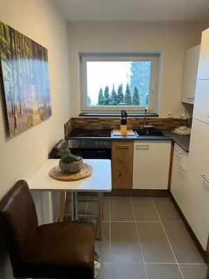 Küche/Küchenzeile in der Unterkunft Haus Colorado am Gaisberg