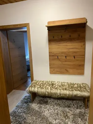 Ein Sitzbereich in der Unterkunft Haus Colorado am Gaisberg